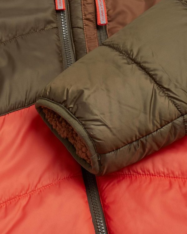 Boys' Reversible Jacket - Quilted Hooded Puffer Reversible to Sherpa Outerwear Jacket for Boys (Sizes: S-XL) - Image 5
